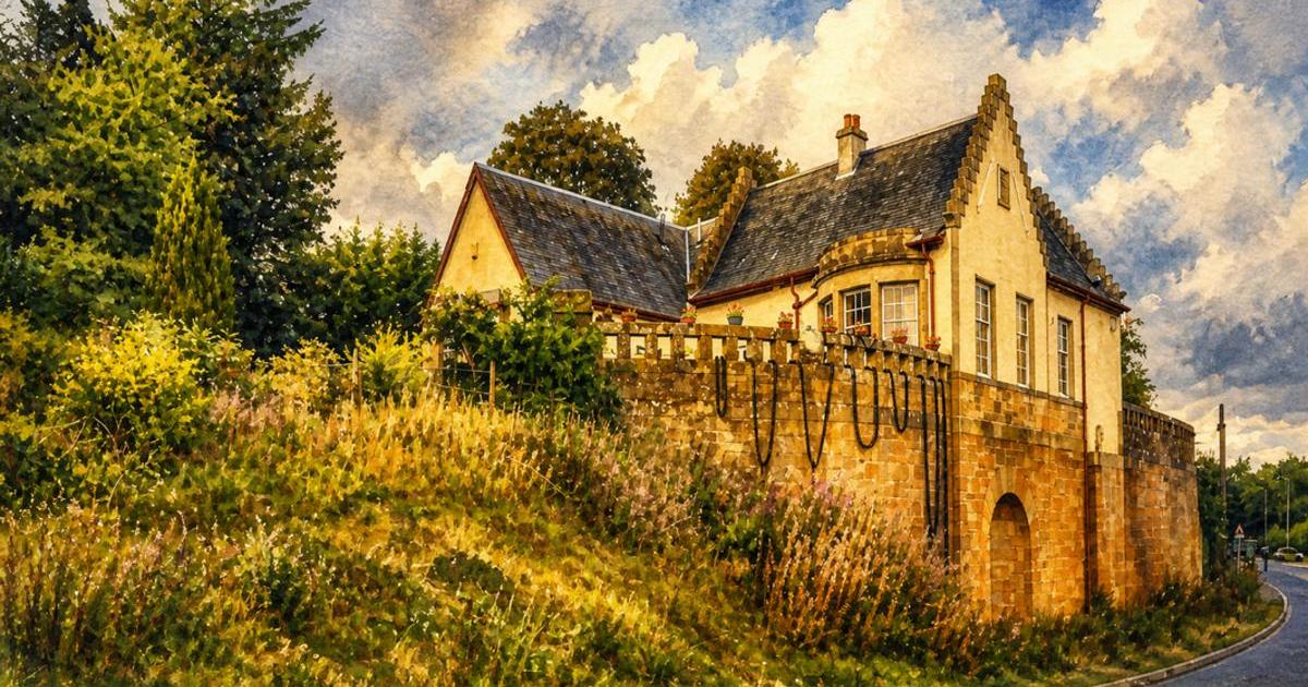 Watercolour illustration of Gleneagles, Issue 22