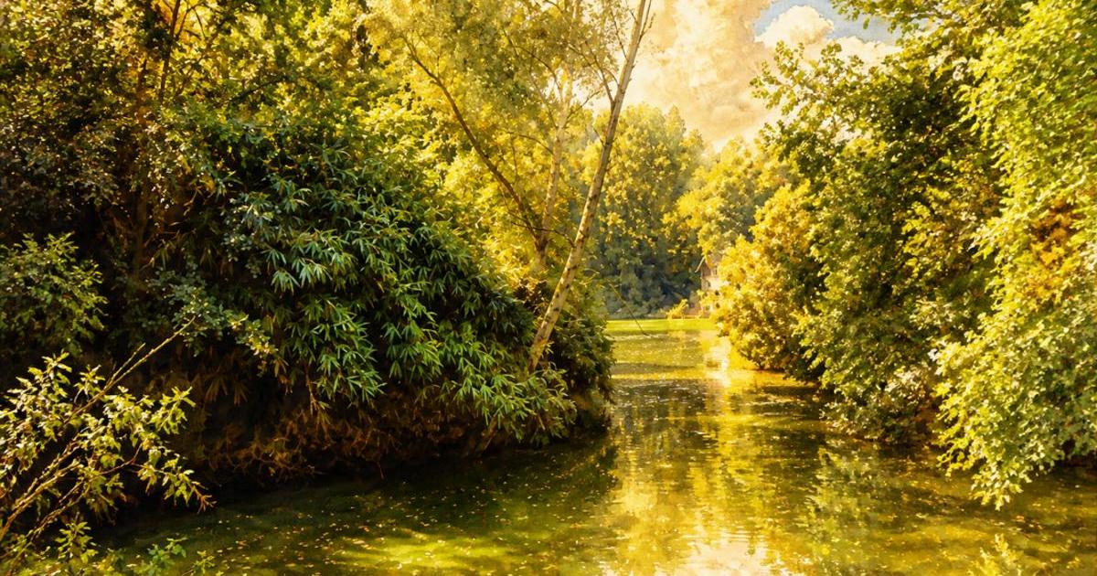 Watercolour illustration of Winkworth Arboretum, Issue 25
